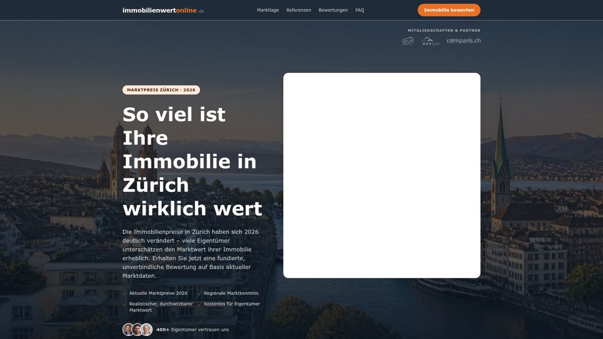 Immobilienwert Online – Zurich