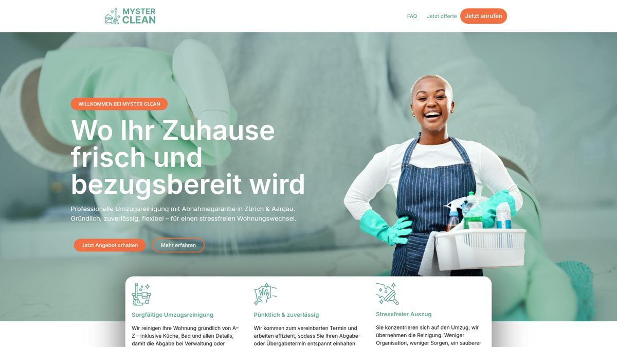 Myster Clean – Zurich & Aargau
