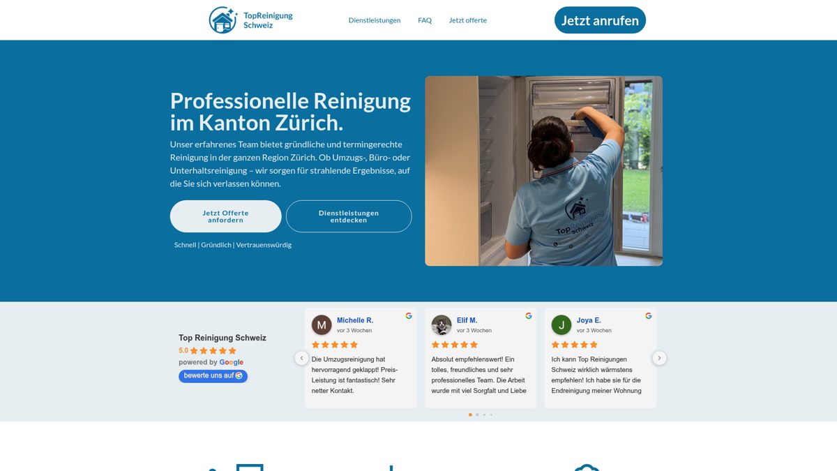 Top Reinigung Schweiz – Canton of Zurich