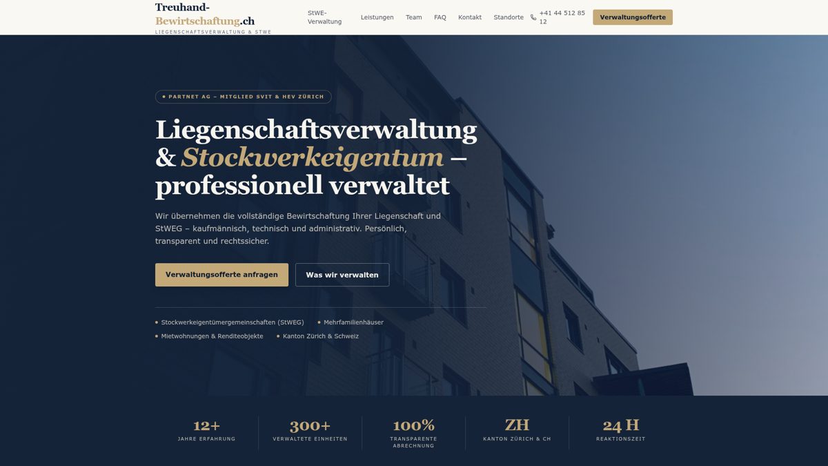 Treuhand & Bewirtschaftung – Canton of Zurich